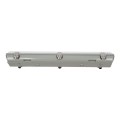 GloboStar® 90611 2 x 60cm T8 Tri-Proof Πλαστικό PC Σκαφάκι με Μεταλλικά Clips για 2 x Λάμπες Φθορίου LED Τροφοδοσίας Ενός Άκρου Αδιάβροχο IP65