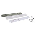 GloboStar® 90611 2 x 60cm T8 Tri-Proof Πλαστικό PC Σκαφάκι με Μεταλλικά Clips για 2 x Λάμπες Φθορίου LED Τροφοδοσίας Ενός Άκρου Αδιάβροχο IP65