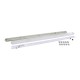 GloboStar® 90612 1 x 120cm T8 Tri-Proof Πλαστικό PC Σκαφάκι με Μεταλλικά Clips για 1 x Λάμπες Φθορίου LED Τροφοδοσίας Ενός Άκρου Αδιάβροχο IP65 - 5 Χρόνια Εγγύηση