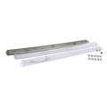 GloboStar® 90613 2 x 120cm T8 Tri-Proof Πλαστικό PC Σκαφάκι με Μεταλλικά Clips για 2 x Λάμπες Φθορίου LED Τροφοδοσίας Ενός Άκρου Αδιάβροχο IP65 - 5 Χρόνια Εγγύηση