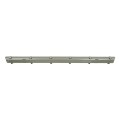GloboStar® 90615 2 x 150cm T8 Tri-Proof Πλαστικό PC Σκαφάκι με Μεταλλικά Clips για 2 x Λάμπες Φθορίου LED Τροφοδοσίας Ενός Άκρου Αδιάβροχο IP65 - 5 Χρόνια Εγγύηση