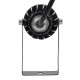 GloboStar® SPOT-TOLA 90631 Σποτ Φωτισμου Wall Washer LED 1W 110lm 10° DC 24V Αδιάβροχο IP65 Φ5 x Υ9cm Θερμό Λευκό 3000K - Μαύρο - 3 Years Warranty