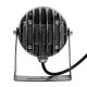 GloboStar® SPOT-XENIA 90634 Σποτ Φωτισμου Wall Washer LED 16W 1280lm 3° dc 24V Αδιάβροχο IP65 Φ9 x Υ12cm Μπλε - Σφυρήλατο Γκρι - 3 Years Warranty