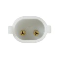 GloboStar® 90714 Ταχυσύνδεσμος Τροφοδοσίας για Wall Washer IP65 - 2 Καλώδια +/- σε Power Connector 2 PIN Female για Μονόχρωμα Wall Washer