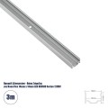 GLOBOSTAR® ALP-11S NEONIO 90766-3M Επιφανειακό Προφίλ Αλουμινίου για Ταινίες LED ΝΕΟΝΙΟ - Ασημί - Μ300 x Π1.6 x Υ1.1cm