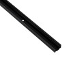 GLOBOSTAR® ALP-11S NEONIO 90767-3M Επιφανειακό Προφίλ Αλουμινίου για Ταινίες LED ΝΕΟΝΙΟ- Μαύρο - Μ300 x Π1.6 x Υ1.1cm