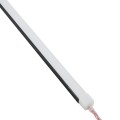 GLOBOSTAR® ALP-11S NEONIO 90767-3M Επιφανειακό Προφίλ Αλουμινίου για Ταινίες LED ΝΕΟΝΙΟ- Μαύρο - Μ300 x Π1.6 x Υ1.1cm