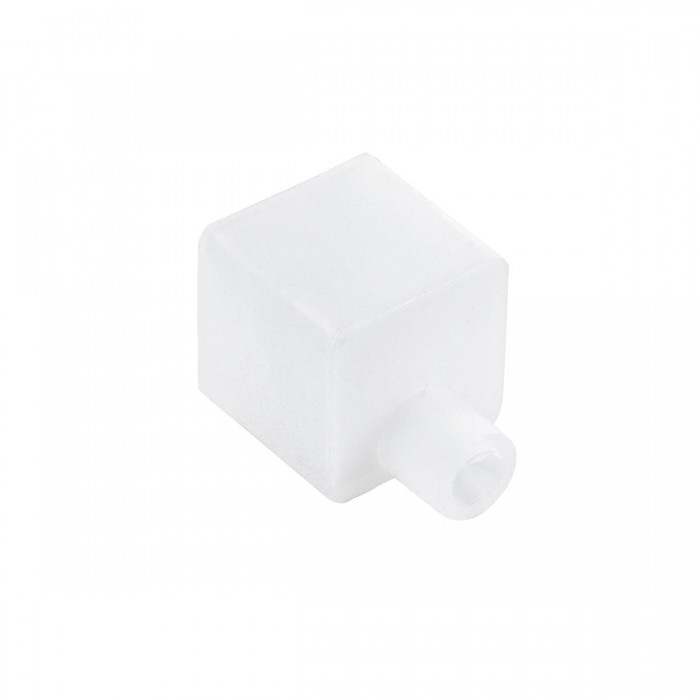 GLOBOSTAR® NEONIO-A 90768 Τάπα Σύνδεσης Τροφοδοσίας για Neon Flex LED Αδιάβροχο IP65 - Διάφανο - Μ2.3 x Π1.6 x Υ1.6cm