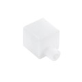 GLOBOSTAR® NEONIO-A 90768 Τάπα Σύνδεσης Τροφοδοσίας για Neon Flex LED Αδιάβροχο IP65 - Διάφανο - Μ2.3 x Π1.6 x Υ1.6cm