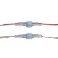 GLOBOSTAR® NEONIO 90769 Σύνδεσμος για Neon Flex LED Αδιάβροχο IP65 - Διάφανο - Μ15 x Π1.5 x Υ1.5cm