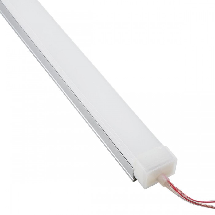 GLOBOSTAR® ALP-19S NEONIO 90770-3M Επιφανειακό Προφίλ Αλουμινίου για Ταινίες LED ΝΕΟΝΙΟ - Μαύρο - Μ300 x Π2.9 x Υ1.9cm