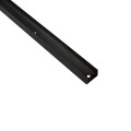 GLOBOSTAR® ALP-19S NEONIO 90771-3M Επιφανειακό Προφίλ Αλουμινίου για Ταινίες LED NEONIO - Μαύρο - Μ100 x Π2.9 x Υ1.9cm