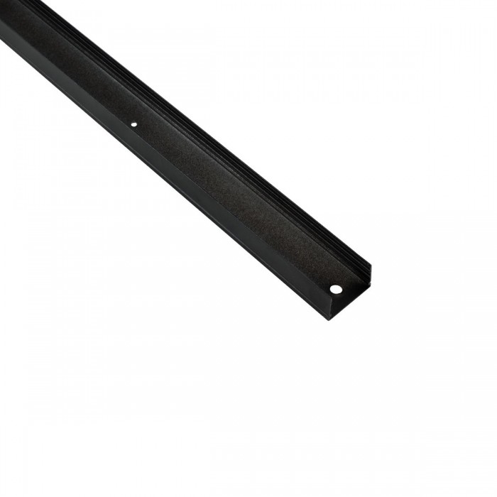 GLOBOSTAR® ALP-19S NEONIO 90771-3M Επιφανειακό Προφίλ Αλουμινίου για Ταινίες LED NEONIO - Μαύρο - Μ100 x Π2.9 x Υ1.9cm