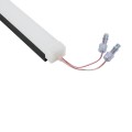 GLOBOSTAR® ALP-19S NEONIO 90771-3M Επιφανειακό Προφίλ Αλουμινίου για Ταινίες LED NEONIO - Μαύρο - Μ100 x Π2.9 x Υ1.9cm