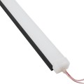GLOBOSTAR® ALP-19S NEONIO 90771-3M Επιφανειακό Προφίλ Αλουμινίου για Ταινίες LED NEONIO - Μαύρο - Μ100 x Π2.9 x Υ1.9cm