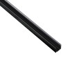 GLOBOSTAR® ALP-13S NEONIO 90775-3M Επιφανειακό Προφίλ Αλουμινίου για Ταινίες LED NEONIO- Μαύρο - Μ300 x Π1.2 x Υ1.3cm