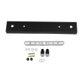 DIY Ροζέτα Φωτιστικού Μαύρη Ορθογώνια 300x50mm με 2 Τρύπες GloboStar 90820