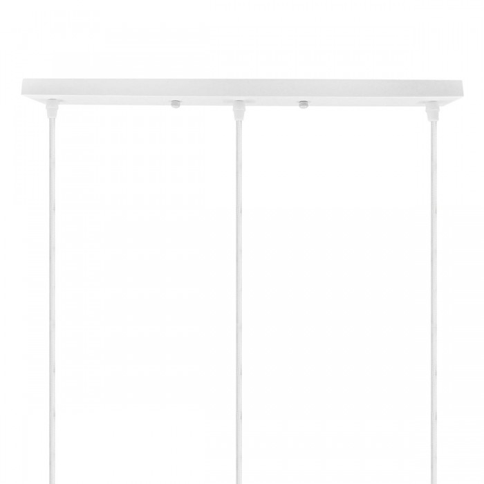 DIY Ροζέτα Φωτιστικού Λευκή Ορθογώνια 500x50mm με 3 Τρύπες GloboStar 90823 DIY Ροζέτα Φωτιστικού Λευκή Ορθογώνια 500x50mm με 3 Τρύπες GloboStar 90823