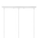 DIY Ροζέτα Φωτιστικού Λευκή Ορθογώνια 500x50mm με 3 Τρύπες GloboStar 90823 DIY Ροζέτα Φωτιστικού Λευκή Ορθογώνια 500x50mm με 3 Τρύπες GloboStar 90823