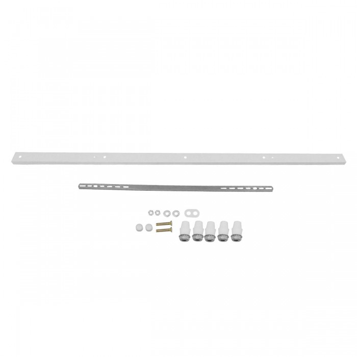 DIY Ροζέτα Φωτιστικού Λευκή Ορθογώνια 1500x50mm με 5 Τρύπες GloboStar 90827 DIY Ροζέτα Φωτιστικού Λευκή Ορθογώνια 1500x50mm με 5 Τρύπες GloboStar 90827