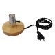 GloboStar® NOX SILVER 91046 Μοντέρνο Επιτραπέζιο Φωτιστικό Γραφείου Κομοδίνου Μονόφωτο με Ντουί E27 Ασημί και Διακόπτη ON/OFF Δρύινο Φ4 x Υ9cm GloboStar® NOX SILVER 91046 Μοντέρνο Επιτραπέζιο Φωτιστικό Γραφείου Κομοδίνου Μονόφωτο με Ντουί E27 Ασημί και Διακόπτη ON/OFF Δρύινο Φ4 x Υ9cm