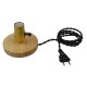 GloboStar® NOX GOLD 91047 Μοντέρνο Επιτραπέζιο Φωτιστικό Γραφείου Κομοδίνου Μονόφωτο με Ντουί E27 Χρυσό και Διακόπτη ON/OFF Δρύινο Φ4 x Υ9cm GloboStar® NOX GOLD 91047 Μοντέρνο Επιτραπέζιο Φωτιστικό Γραφείου Κομοδίνου Μονόφωτο με Ντουί E27 Χρυσό και Διακόπτη ON/OFF Δρύινο Φ4 x Υ9cm