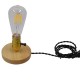 GloboStar® NOX GOLD 91047 Μοντέρνο Επιτραπέζιο Φωτιστικό Γραφείου Κομοδίνου Μονόφωτο με Ντουί E27 Χρυσό και Διακόπτη ON/OFF Δρύινο Φ4 x Υ9cm GloboStar® NOX GOLD 91047 Μοντέρνο Επιτραπέζιο Φωτιστικό Γραφείου Κομοδίνου Μονόφωτο με Ντουί E27 Χρυσό και Διακόπτη ON/OFF Δρύινο Φ4 x Υ9cm