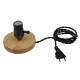GloboStar® NOX DARK NICKEL 91049 Μοντέρνο Επιτραπέζιο Φωτιστικό Γραφείου Κομοδίνου Μονόφωτο με Ντουί E27 Σκούρο Νίκελ και Διακόπτη ON/OFF Δρύινο Φ4 x Υ9cm GloboStar® NOX DARK NICKEL 91049 Μοντέρνο Επιτραπέζιο Φωτιστικό Γραφείου Κομοδίνου Μονόφωτο με Ντουί E27 Σκούρο Νίκελ και Διακόπτη ON/OFF Δρύινο Φ4 x Υ9cm