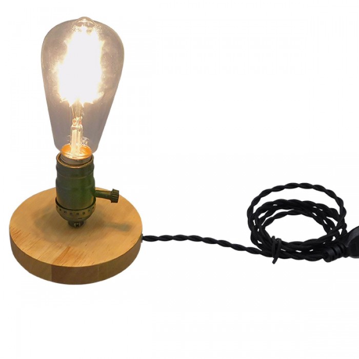 GloboStar® NOX DARK NICKEL 91049 Μοντέρνο Επιτραπέζιο Φωτιστικό Γραφείου Κομοδίνου Μονόφωτο με Ντουί E27 Σκούρο Νίκελ και Διακόπτη ON/OFF Δρύινο Φ4 x Υ9cm GloboStar® NOX DARK NICKEL 91049 Μοντέρνο Επιτραπέζιο Φωτιστικό Γραφείου Κομοδίνου Μονόφωτο με Ντουί E27 Σκούρο Νίκελ και Διακόπτη ON/OFF Δρύινο Φ4 x Υ9cm