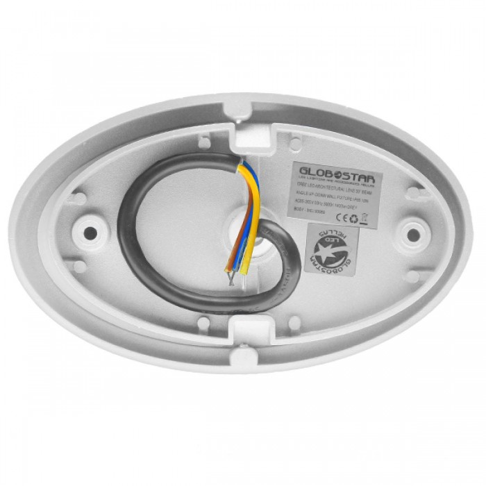 GloboStar® 93070 LED Φωτιστικό Τοίχου Αρχιτεκτονικού Φωτισμού Up Down Λευκό Αδιάβροχο IP65 10 Watt 30° 1400lm 230V CREE Θερμό Λευκό Μ15.1 x Π9.3 x Υ14.5cm GloboStar® 93070 LED Φωτιστικό Τοίχου Αρχιτεκτονικού Φωτισμού Up Down Λευκό Αδιάβροχο IP65 10 Watt 30° 1400lm 230V CREE Θερμό Λευκό Μ15.1 x Π9.3 x Υ14.5cm