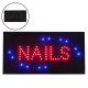 Φωτιστικό LED Σήμανσης NAILS με Διακόπτη ON/OFF και Πρίζα 230v 48x2x25cm GloboStar 96304 Φωτιστικό LED Σήμανσης NAILS με Διακόπτη ON/OFF και Πρίζα 230v 48x2x25cm GloboStar 96304