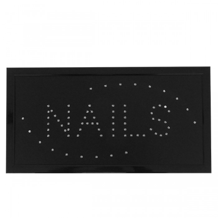 Φωτιστικό LED Σήμανσης NAILS με Διακόπτη ON/OFF και Πρίζα 230v 48x2x25cm GloboStar 96304 Φωτιστικό LED Σήμανσης NAILS με Διακόπτη ON/OFF και Πρίζα 230v 48x2x25cm GloboStar 96304