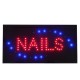 Φωτιστικό LED Σήμανσης NAILS με Διακόπτη ON/OFF και Πρίζα 230v 48x2x25cm GloboStar 96304 Φωτιστικό LED Σήμανσης NAILS με Διακόπτη ON/OFF και Πρίζα 230v 48x2x25cm GloboStar 96304
