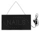 Φωτιστικό LED Σήμανσης NAILS με Διακόπτη ON/OFF και Πρίζα 230v 48x2x25cm GloboStar 96304 Φωτιστικό LED Σήμανσης NAILS με Διακόπτη ON/OFF και Πρίζα 230v 48x2x25cm GloboStar 96304