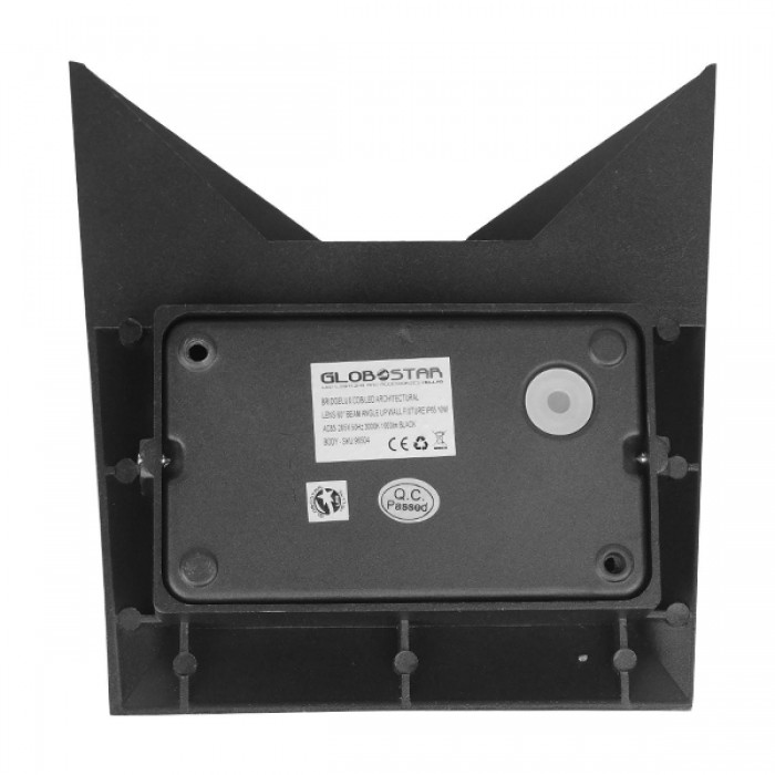 GloboStar® 96509 LED Φωτιστικό Τοίχου Απλίκα STEALTH Αρχιτεκτονικού Φωτισμού Γκρι Αδιάβροχο IP65 10 Watt CREE 1200lm 60° 230V Ψυχρό Λευκό Μ17 x Π7.5 x Υ17cm GloboStar® 96509 LED Φωτιστικό Τοίχου Απλίκα STEALTH Αρχιτεκτονικού Φωτισμού Γκρι Αδιάβροχο IP65 10 Watt CREE 1200lm 60° 230V Ψυχρό Λευκό Μ17 x Π7.5 x Υ17cm