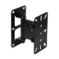 GLOBOSTAR® FDB WB2 98030 Επιτοίχια Ρυθμιζόμενη Βάση για Τοποθέτηση Ηχείων - IP20 - Μαύρο - Μ9.5 x Π11.5 x Υ16cm - Σετ 2 Τεμαχίων