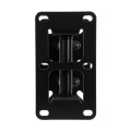 GLOBOSTAR® FDB WB2 98030 Επιτοίχια Ρυθμιζόμενη Βάση για Τοποθέτηση Ηχείων - IP20 - Μαύρο - Μ9.5 x Π11.5 x Υ16cm - Σετ 2 Τεμαχίων