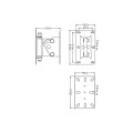 GLOBOSTAR® FDB WB2 98030 Επιτοίχια Ρυθμιζόμενη Βάση για Τοποθέτηση Ηχείων - IP20 - Μαύρο - Μ9.5 x Π11.5 x Υ16cm - Σετ 2 Τεμαχίων