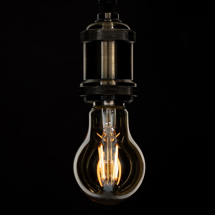 GloboStar® 99036 LED Long Filament Bulb E27 A60 Globe 6W 550lm 360° AC 220-240V IP20 D6 x H10.5cm Ultra Θερμό Λευκό 2200K με Μελί Γυαλί - Dimmable - 3 Years Warranty GloboStar® 99036 LED Long Filament Bulb E27 A60 Globe 6W 550lm 360° AC 220-240V IP20 D6 x H10.5cm Ultra Θερμό Λευκό 2200K με Μελί Γυαλί - Dimmable - 3 Years Warranty