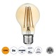 GloboStar® 99037 LED Long Filament Bulb E27 A60 Globe 8W 720lm 360° AC 220-240V IP20 D6 x H10.5cm Ultra Θερμό Λευκό 2200K με Μελί Γυαλί - Dimmable - 3 Years Warranty GloboStar® 99037 LED Long Filament Bulb E27 A60 Globe 8W 720lm 360° AC 220-240V IP20 D6 x H10.5cm Ultra Θερμό Λευκό 2200K με Μελί Γυαλί - Dimmable - 3 Years Warranty