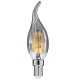 GloboStar® 99062 Λάμπα E14 C35T Κεράκι LED FILAMENT 4W 400 lm 320° AC 85-265V Φλόγα Flame Edison Retro με Φιμέ Γυαλί Θερμό Λευκό 2700 K Dimmable GloboStar® 99062 Λάμπα E14 C35T Κεράκι LED FILAMENT 4W 400 lm 320° AC 85-265V Φλόγα Flame Edison Retro με Φιμέ Γυαλί Θερμό Λευκό 2700 K Dimmable