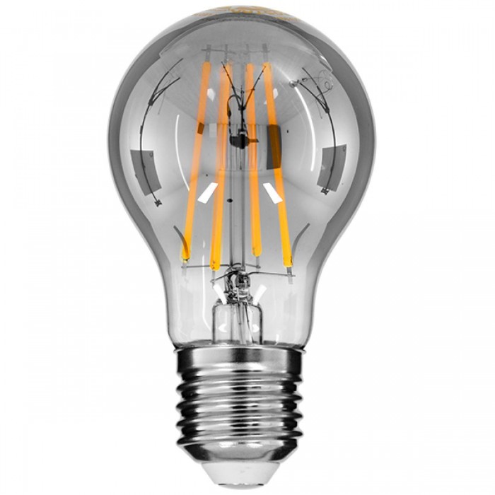 GloboStar® 99067 Λάμπα E27 A60 Γλόμπος LED LONG FILAMENT 8W 800 lm 320° AC 85-265V Edison Retro με Φιμέ Γυαλί Θερμό Λευκό 2700 K Dimmable GloboStar® 99067 Λάμπα E27 A60 Γλόμπος LED LONG FILAMENT 8W 800 lm 320° AC 85-265V Edison Retro με Φιμέ Γυαλί Θερμό Λευκό 2700 K Dimmable
