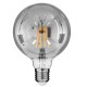 GloboStar® 99073 Λάμπα E27 G125 Γλόμπος LED LONG FILAMENT 8W 800 lm 320° AC 85-265V Edison Retro με Φιμέ Γυαλί Θερμό Λευκό 2700 K Dimmable GloboStar® 99073 Λάμπα E27 G125 Γλόμπος LED LONG FILAMENT 8W 800 lm 320° AC 85-265V Edison Retro με Φιμέ Γυαλί Θερμό Λευκό 2700 K Dimmable