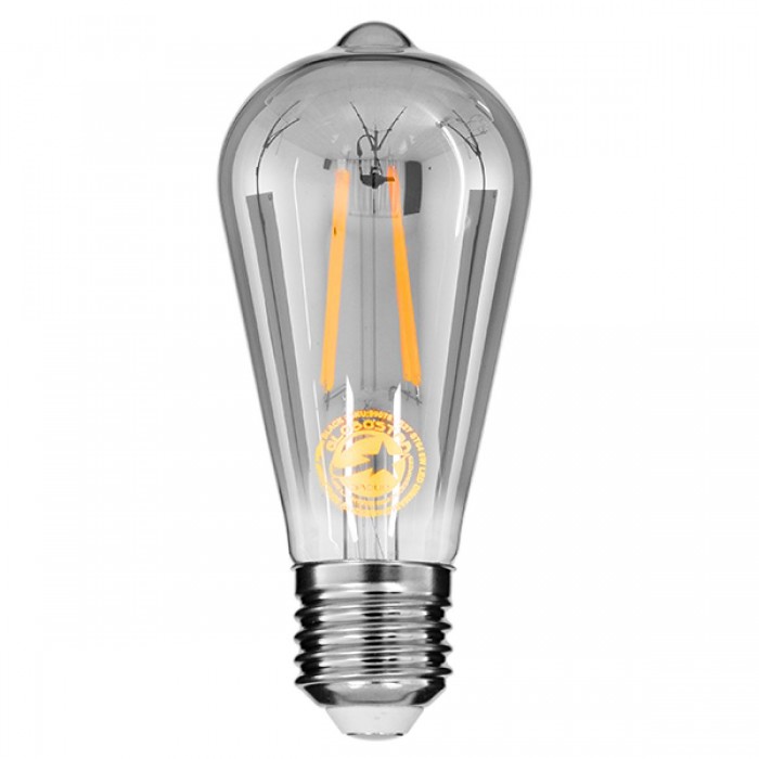 GloboStar® 99076 Λάμπα E27 ST64 Αχλάδι LED LONG FILAMENT 8W 800 lm 320° AC 85-265V Edison Retro με Φιμέ Γυαλί Θερμό Λευκό 2700 K Dimmable GloboStar® 99076 Λάμπα E27 ST64 Αχλάδι LED LONG FILAMENT 8W 800 lm 320° AC 85-265V Edison Retro με Φιμέ Γυαλί Θερμό Λευκό 2700 K Dimmable