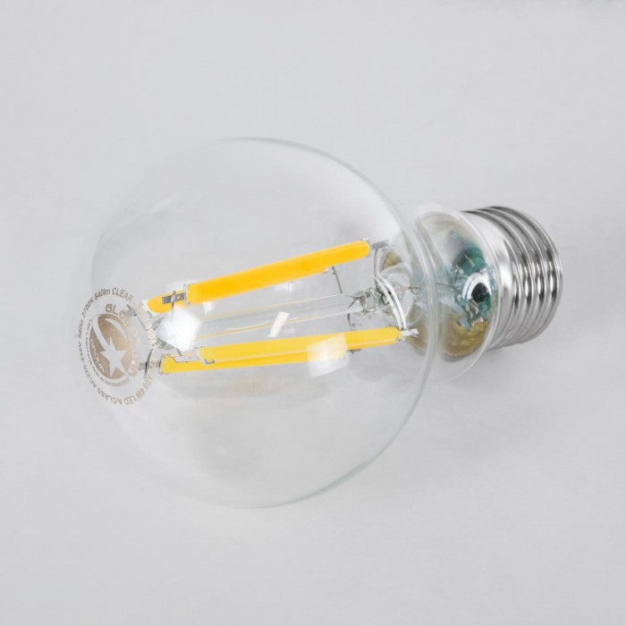 GLOBOSTAR® GLOBE 99083 Λάμπα E27 A60 LED 4W 840lm 360° AC 220-240V IP20 Θερμό Λευκό 2700K - Long Filament Chip - Διάφανο - Μ6 x Π6 x Υ11cm - 3 Χρόνια Εγγύηση GLOBOSTAR® GLOBE 99083 Λάμπα E27 A60 LED 4W 840lm 360° AC 220-240V IP20 Θερμό Λευκό 2700K - Long Filament Chip - Διάφανο - Μ6 x Π6 x Υ11cm - 3 Χρόνια Εγγύηση