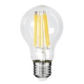 GLOBOSTAR® GLOBE 99087 Λάμπα E27 A60 LED 7W 1470lm 360° AC 220-240V IP20 Θερμό Λευκό 2700K - Long Filament Chip - Διάφανο - Μ6 x Π6 x Υ11cm - 3 Χρόνια Εγγύηση