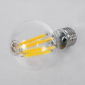 GLOBOSTAR® GLOBE 99087 Λάμπα E27 A60 LED 7W 1470lm 360° AC 220-240V IP20 Θερμό Λευκό 2700K - Long Filament Chip - Διάφανο - Μ6 x Π6 x Υ11cm - 3 Χρόνια Εγγύηση