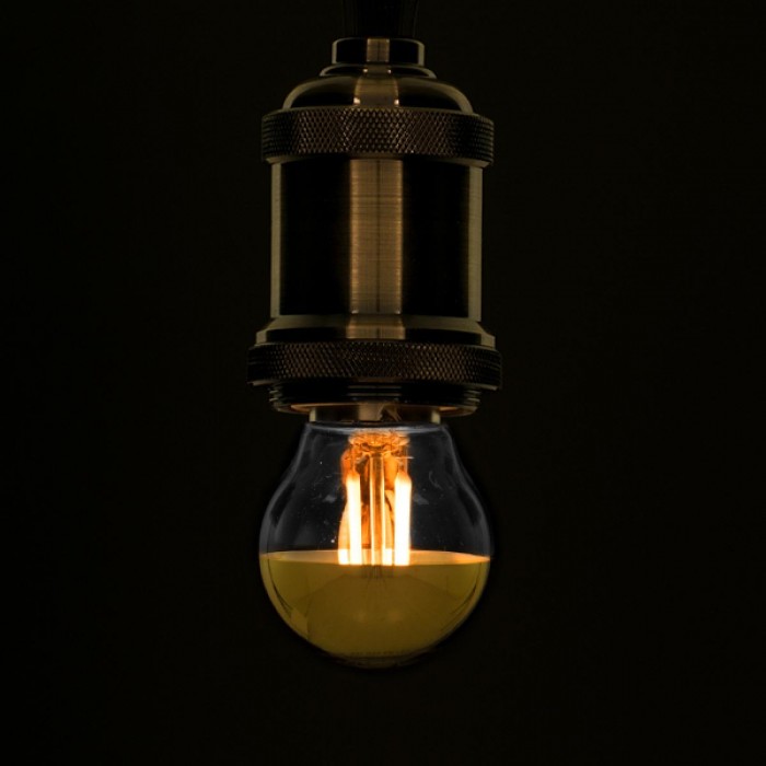 GloboStar® 99106 Λάμπα E27 G45 Γλομπάκι με Ανεστραμμένο Χρυσό Καθρέπτη LED FILAMENT 4W 420 lm 320° AC 85-265V Edison Retro με Διάφανο-Χρυσό Γυαλί Ultra Θερμό Λευκό 2200 K Dimmable GloboStar® 99106 Λάμπα E27 G45 Γλομπάκι με Ανεστραμμένο Χρυσό Καθρέπτη LED FILAMENT 4W 420 lm 320° AC 85-265V Edison Retro με Διάφανο-Χρυσό Γυαλί Ultra Θερμό Λευκό 2200 K Dimmable
