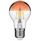 GloboStar® 99111 Λάμπα E27 A60 Γλόμπος με Ανεστραμμένο Χάλκινο Καθρέπτη LED FILAMENT 8W 840 lm 320° AC 85-265V Edison Retro με Διάφανο-Χάκλινο Γυαλί Ultra Θερμό Λευκό 2200 K Dimmable GloboStar® 99111 Λάμπα E27 A60 Γλόμπος με Ανεστραμμένο Χάλκινο Καθρέπτη LED FILAMENT 8W 840 lm 320° AC 85-265V Edison Retro με Διάφανο-Χάκλινο Γυαλί Ultra Θερμό Λευκό 2200 K Dimmable