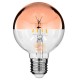 GloboStar® 99112 Λάμπα E27 G80 Γλόμπος με Ανεστραμμένο Χάλκινο Καθρέπτη LED FILAMENT 4W 400 lm 320° AC 85-265V Edison Retro με Διάφανο-Χάλκινο Γυαλί Ultra Θερμό Λευκό 2200 K Dimmable GloboStar® 99112 Λάμπα E27 G80 Γλόμπος με Ανεστραμμένο Χάλκινο Καθρέπτη LED FILAMENT 4W 400 lm 320° AC 85-265V Edison Retro με Διάφανο-Χάλκινο Γυαλί Ultra Θερμό Λευκό 2200 K Dimmable
